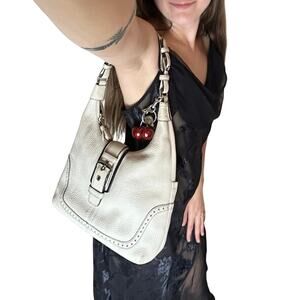 Y2K Coach Soho 5054 Hobo Shoulder Bag Pebbled Leather